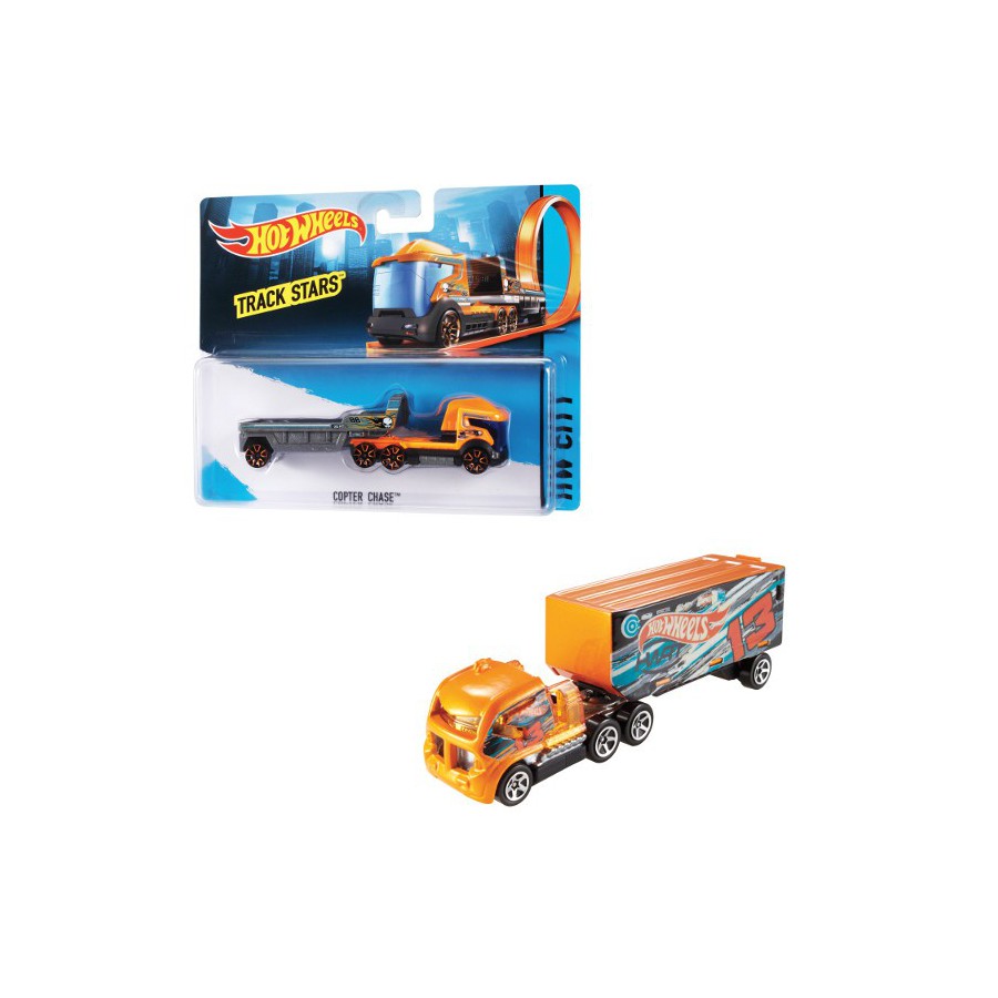 Hot Wheels ciężarówka asortyment 4wz żółta BFM60 - 746775312244