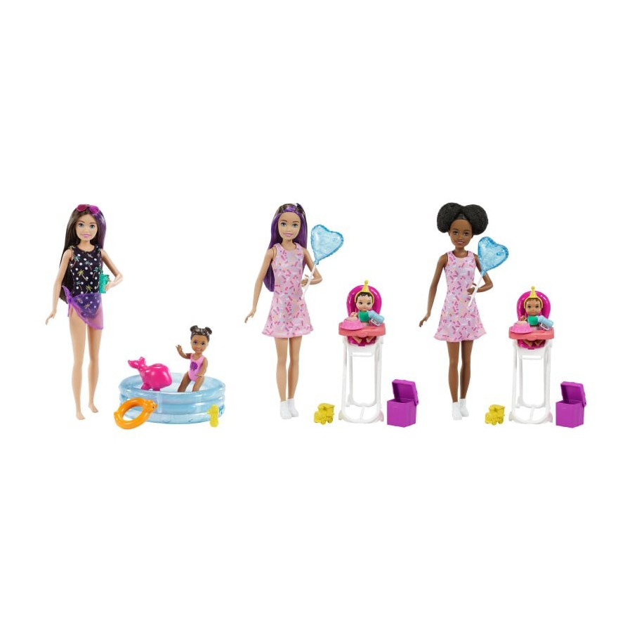 Barbie Skipper opiekunka + lalka FHY97 - 887961531503