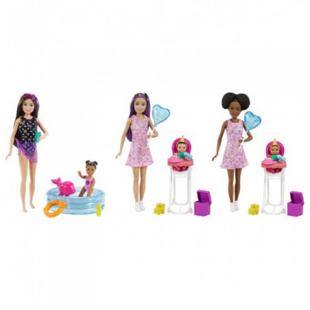 Barbie Skipper opiekunka + lalka FHY97