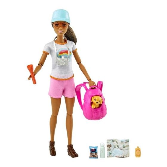 Barbie relax HNC39 mit Rucksack
