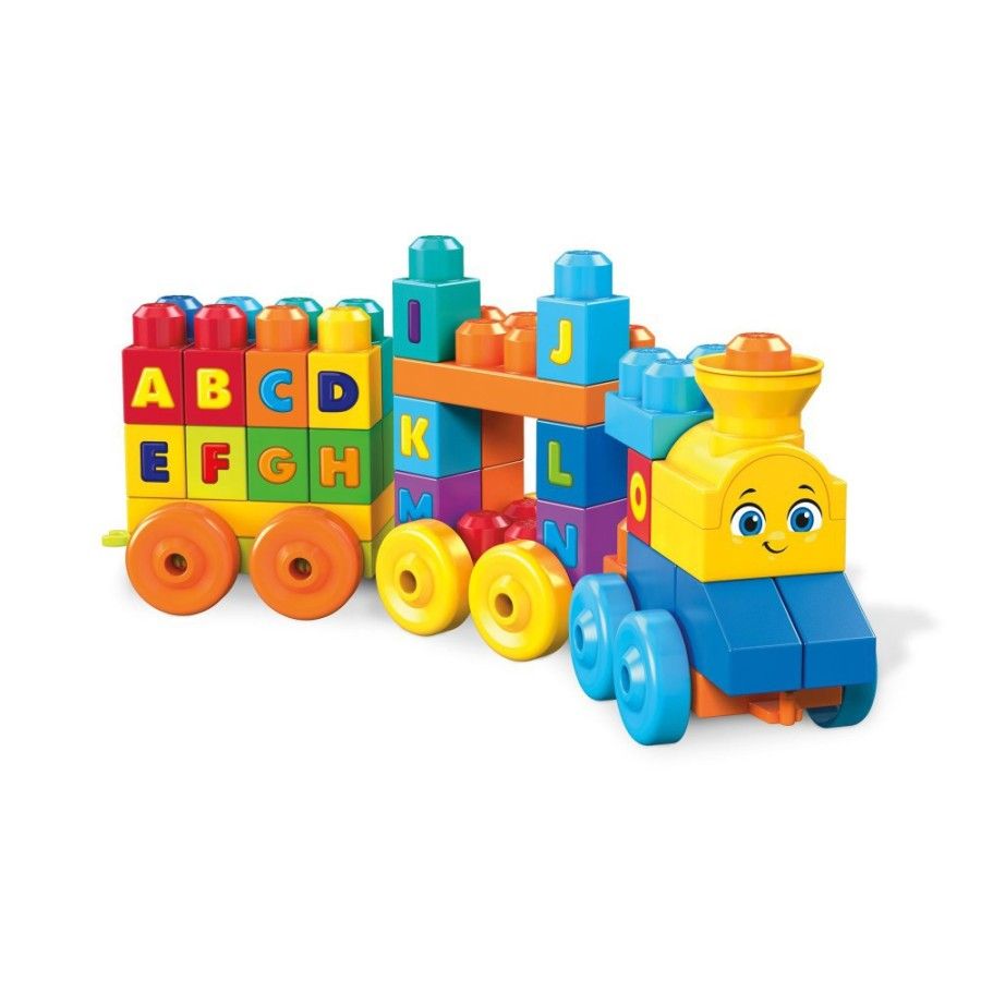 MEGA BLOKS pociąg ABC z dźwiękiem FWK22