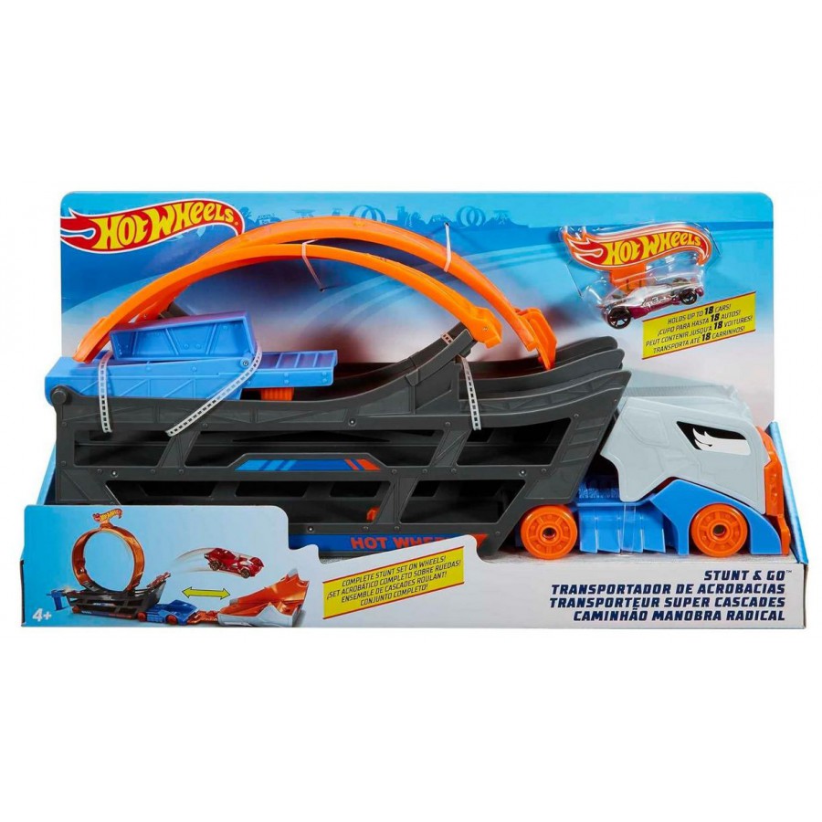 Hot Wheels ciężarówka z pętlą+autko GCK38 - 887961729085