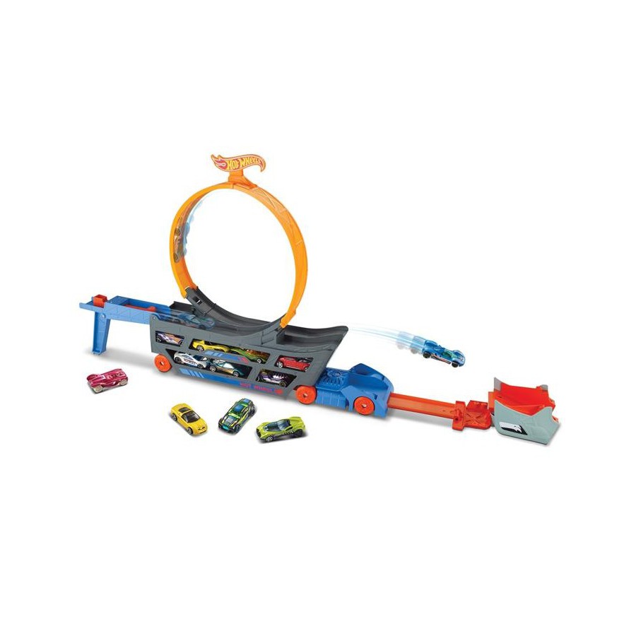 Hot Wheels ciężarówka z pętlą+autko GCK38 - 887961729085