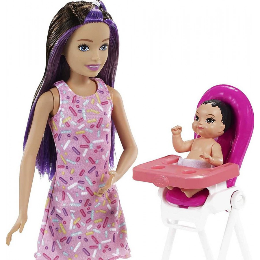 Barbie Skipper zestaw mini urodziny GRP40 - 887961909623