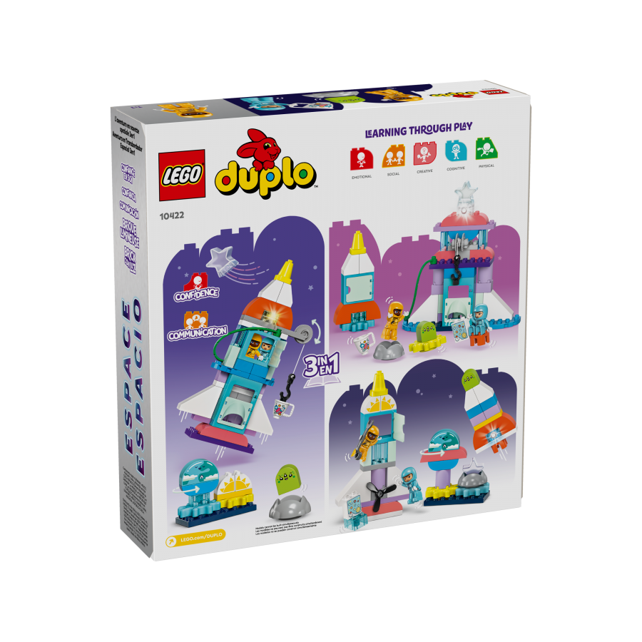 LEGO DUPLO 10422 Przygoda w promie kosmicznym 3w - 5702017583778