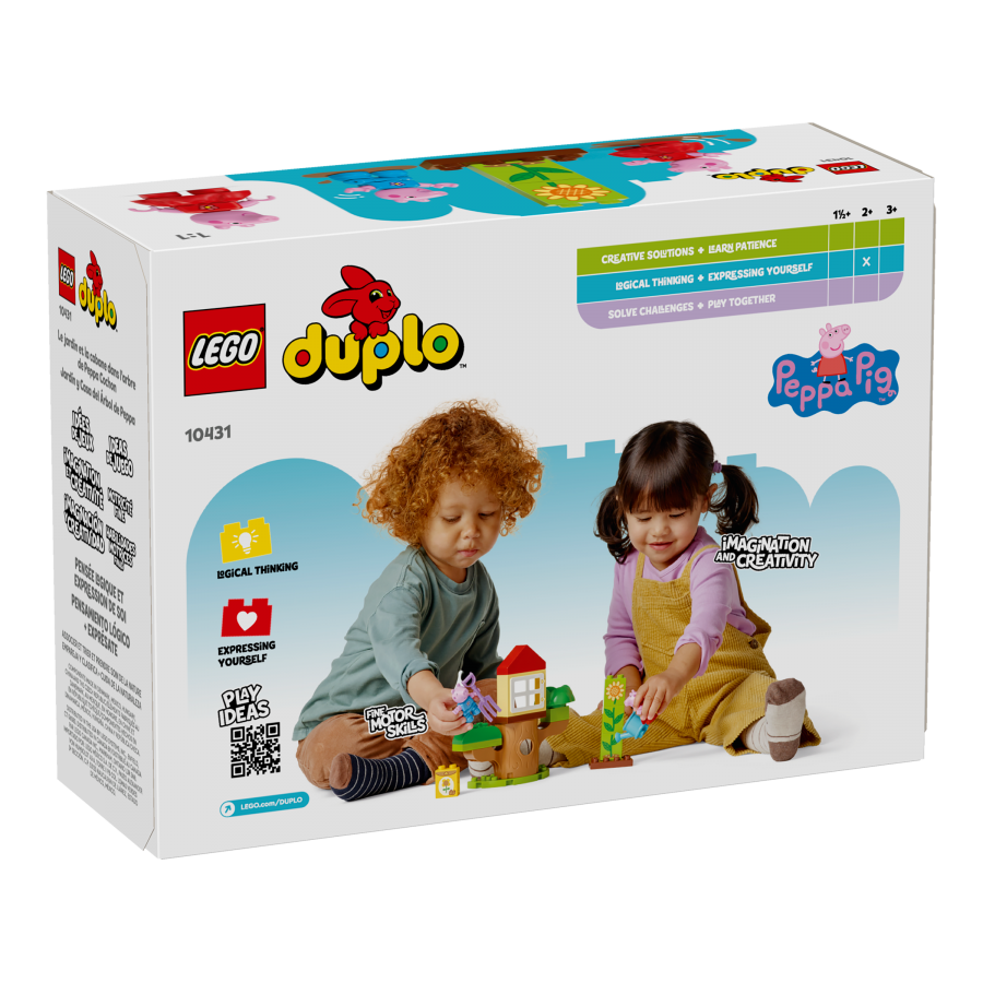 LEGO DUPLO 10431 Peppa Pig Ogrod i domek na drze - 5702017583068