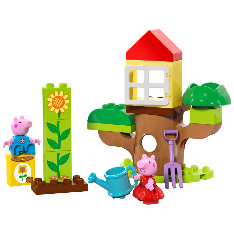 LEGO DUPLO 10431 Peppa Pig Ogrod i domek na drze - 5702017583068