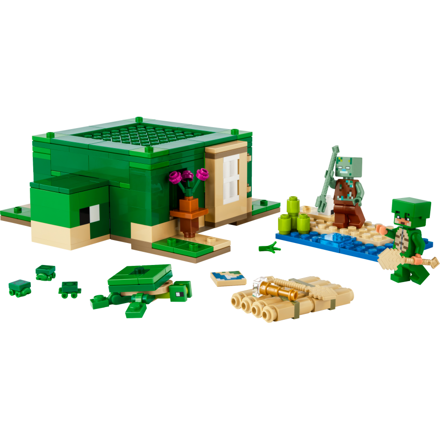 LEGO Minecraft 21254 Domek na plazy zolwi - 5702017583303