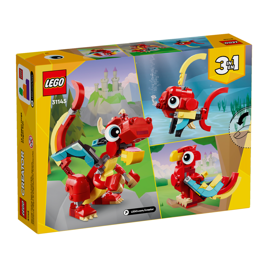 LEGO Creator 31145 Czerwony smok - 5702017584942