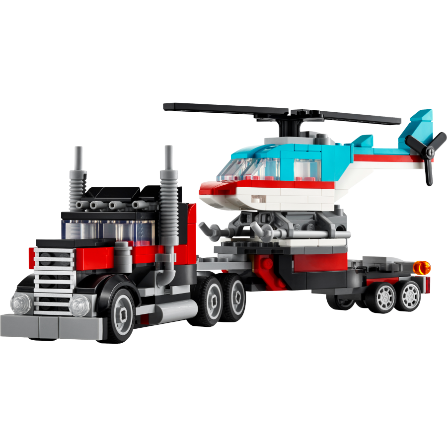 LEGO Creator 31146 Ciezarowka z platforma i heli - 5702017567402