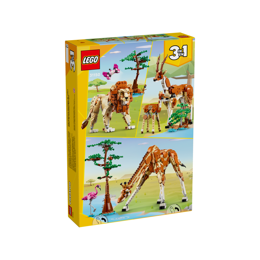 LEGO Creator 31150 Dzikie zwierzeta z safari - 5702017585109