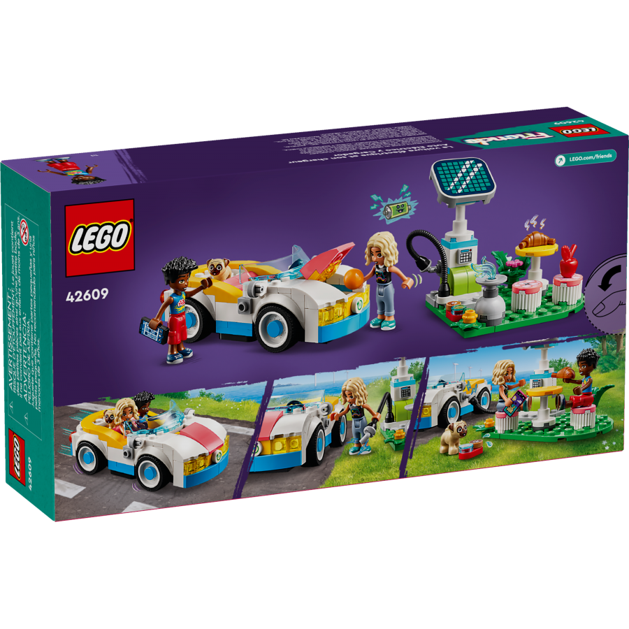 LEGO Friends 42609 Samochod elektryczny i stacja - 5702017589305