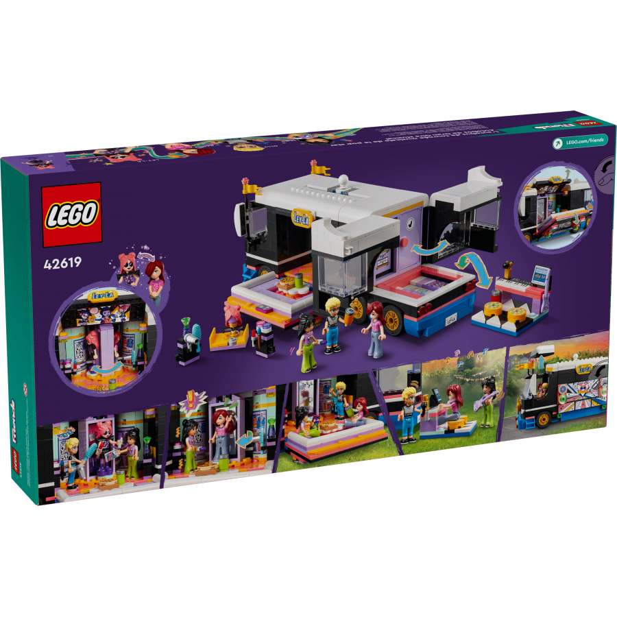 LEGO Friends 42619 Autobus koncertowy gwiazdy po - 5702017589398