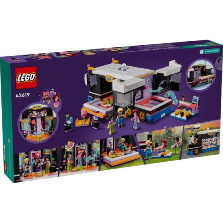 LEGO Friends 42619 Autobus koncertowy gwiazdy po