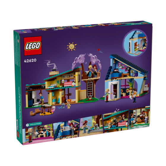 LEGO Friends 42620 Dom rodzinny Ollyego i Paisle