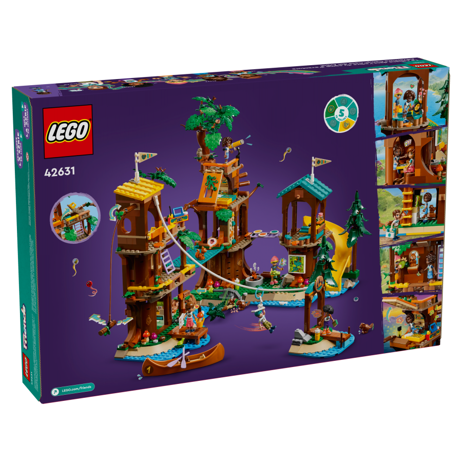 LEGO Friends 42631 Domek na drzewie na obozie kem -