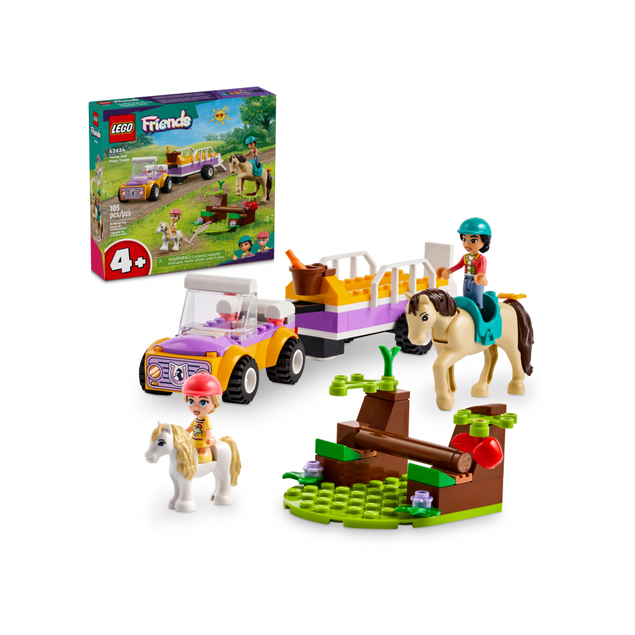 LEGO Friends 42634 Przyczepka dla konia i kucyka - 5702017568782