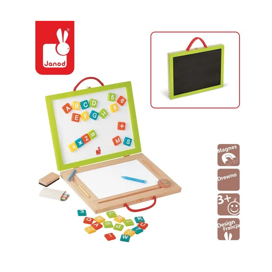 JANOD magnetic board carrying case 4in1