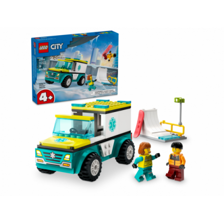 LEGO City 60403 Karetka i snowboardzista