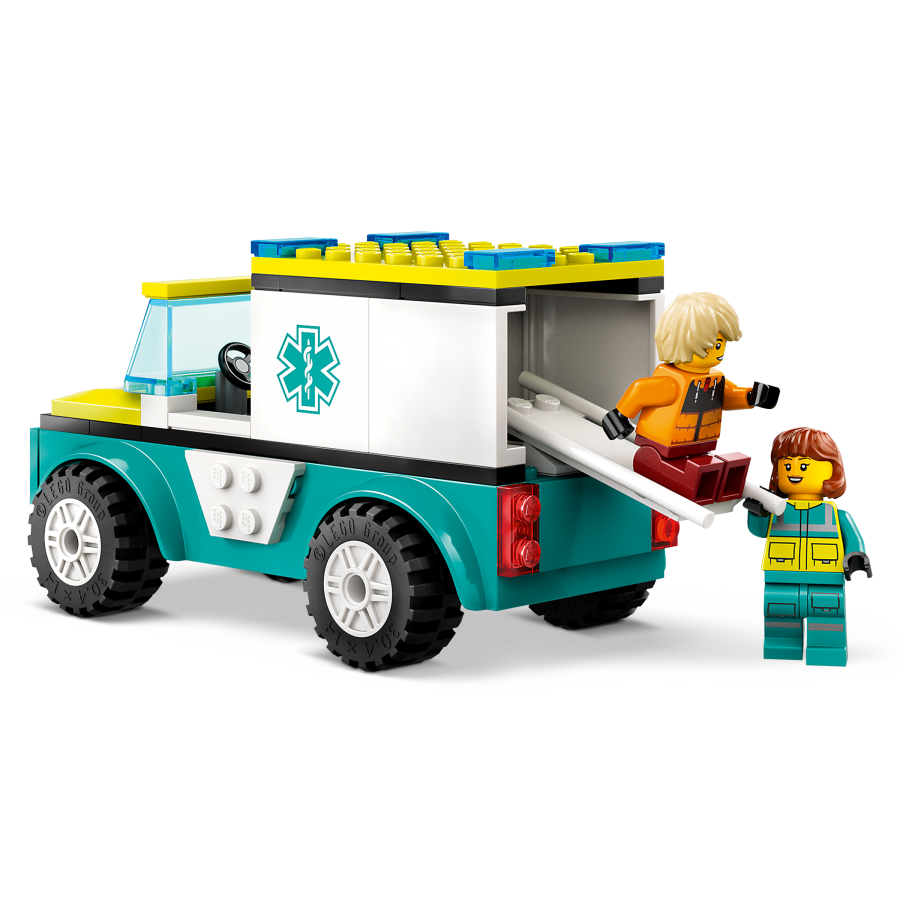 LEGO City 60403 Karetka i snowboardzista - 5702017566764