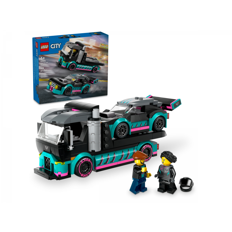 LEGO City 60406 Samochod wyscigowy i laweta - 5702017567495