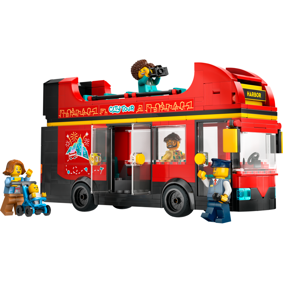 LEGO City 60407 Czerwony pietrowy autokar - 5702017582894