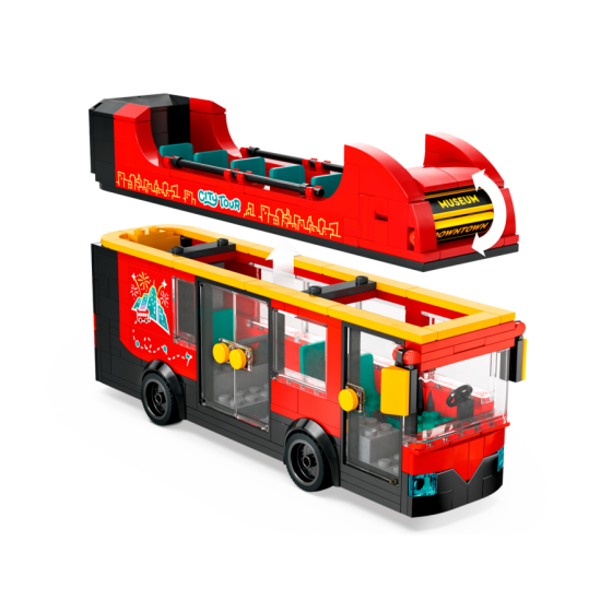 LEGO City 60407 Czerwony pietrowy autokar - 5702017582894