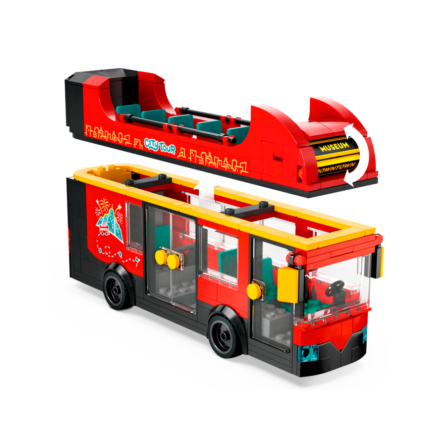 LEGO City 60407 Czerwony pietrowy autokar - 5702017582894