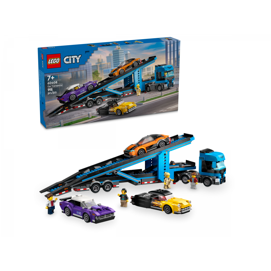 LEGO City 60408 Laweta zsamochodami sportowymi - 5702017582900