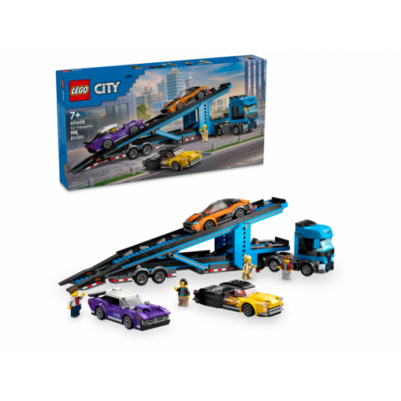 LEGO City 60408 Laweta zsamochodami sportowymi