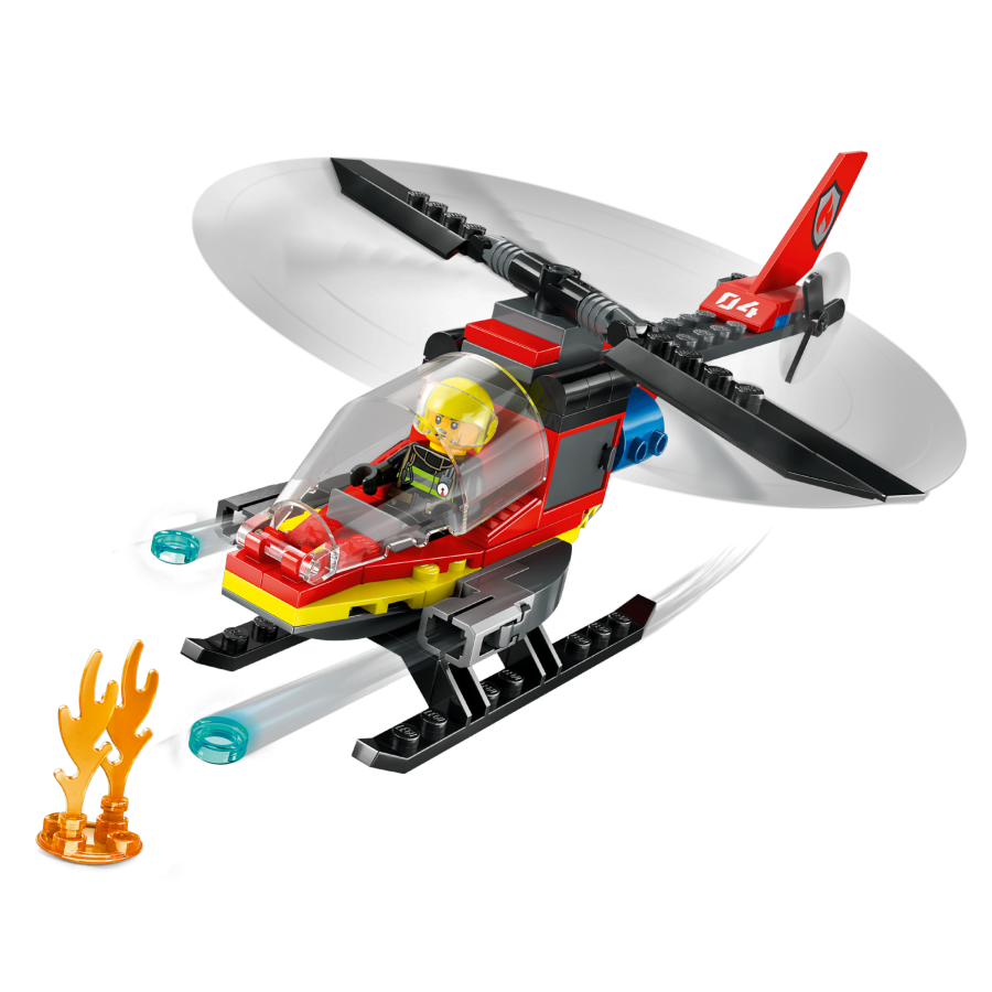 LEGO City 60411 Strazacki helikopter ratunkowy - 5702017582931