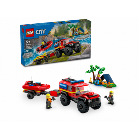 LEGO City 60412 Terenowywoz strazacki z lodzia r