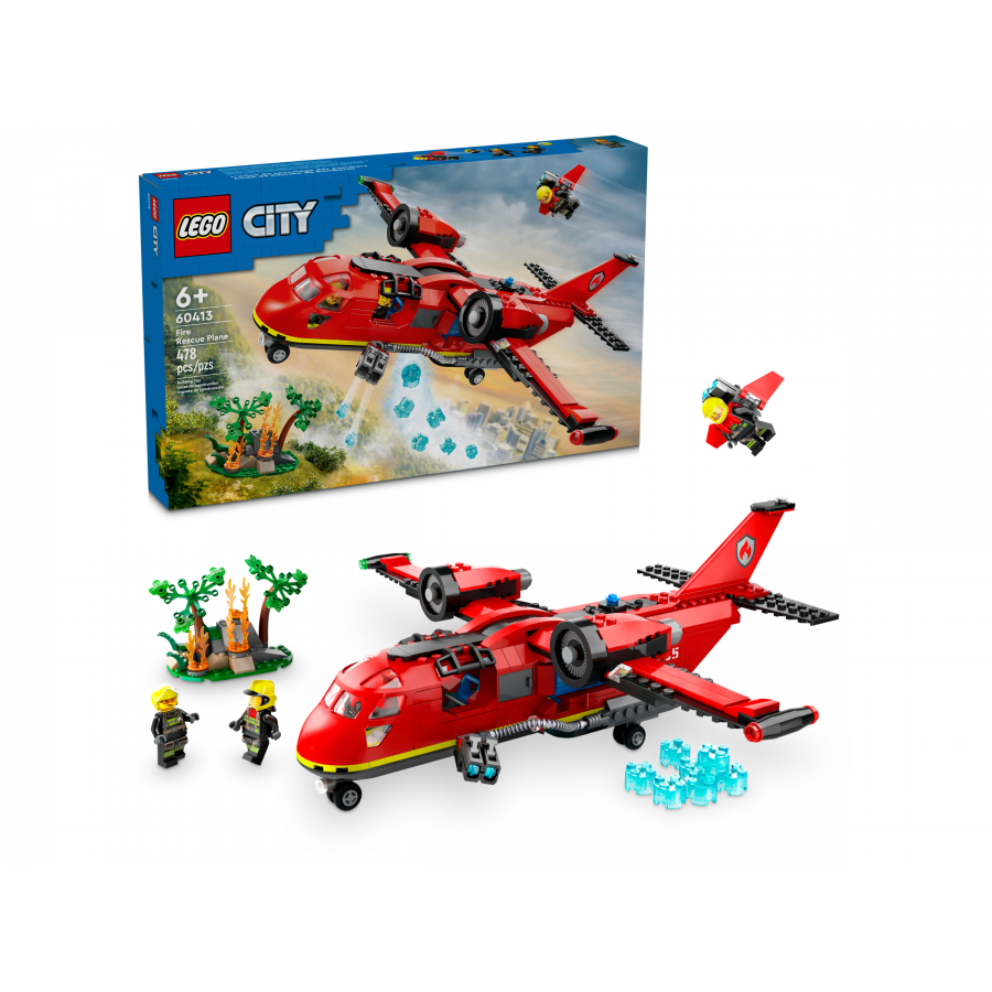 LEGO City 60413 Strazacki samolot ratunkowy - 5702017582955