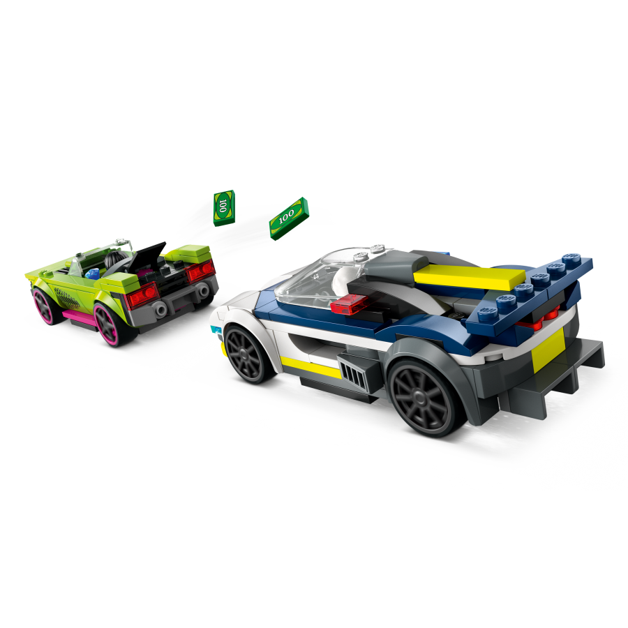 LEGO City 60415 Poscig radiowozu za muscle carem - 5702017583679