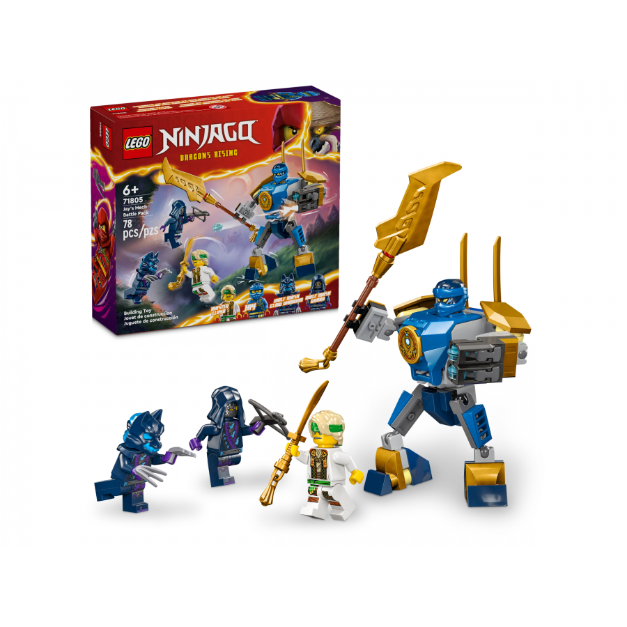 LEGO Ninjago 71805 Zestaw bitewny z mechem Jaya - 5702017565552