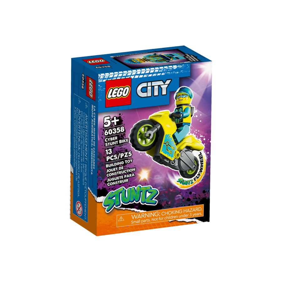 LEGO City 60358 Cybermotocykl kaskaderski - 5702017416199