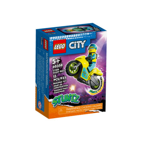 LEGO City 60358 Cybermotocykl kaskaderski