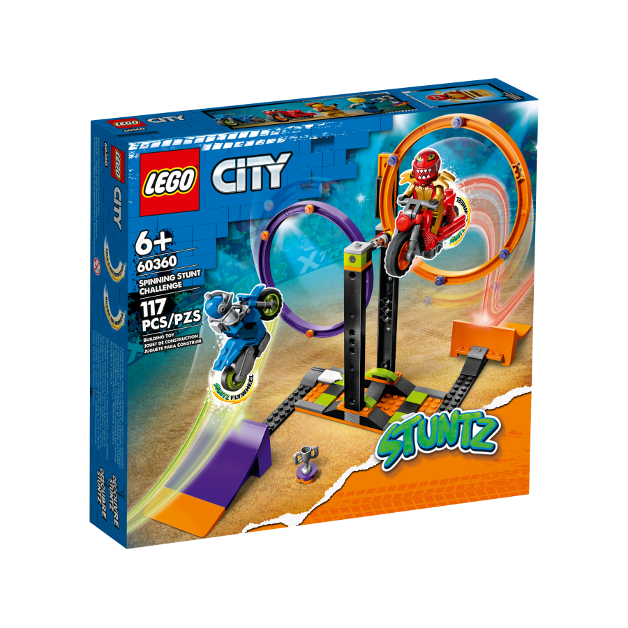 LEGO City 60360 Wyzwanie kaskaderskie: obracajace -