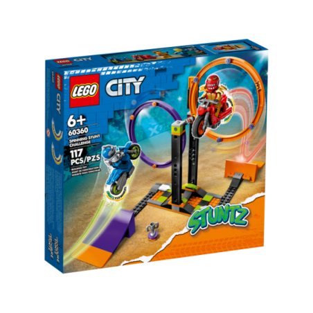 LEGO City 60360 Wyzwanie kaskaderskie: obracajace