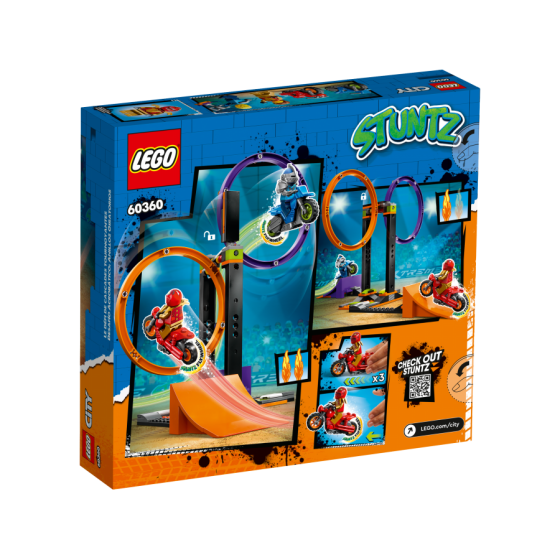 LEGO City 60360 Wyzwanie kaskaderskie: obracajace -