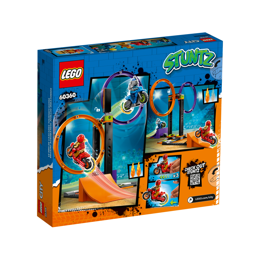 LEGO City 60360 Wyzwanie kaskaderskie: obracajace -