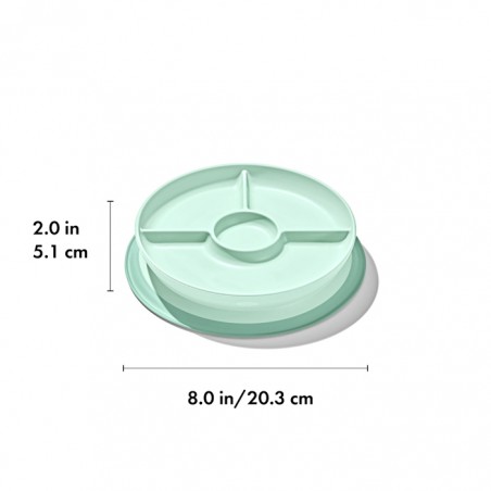 OXO Talerzyk Dzielony z Silikonową Przyssawką Opal