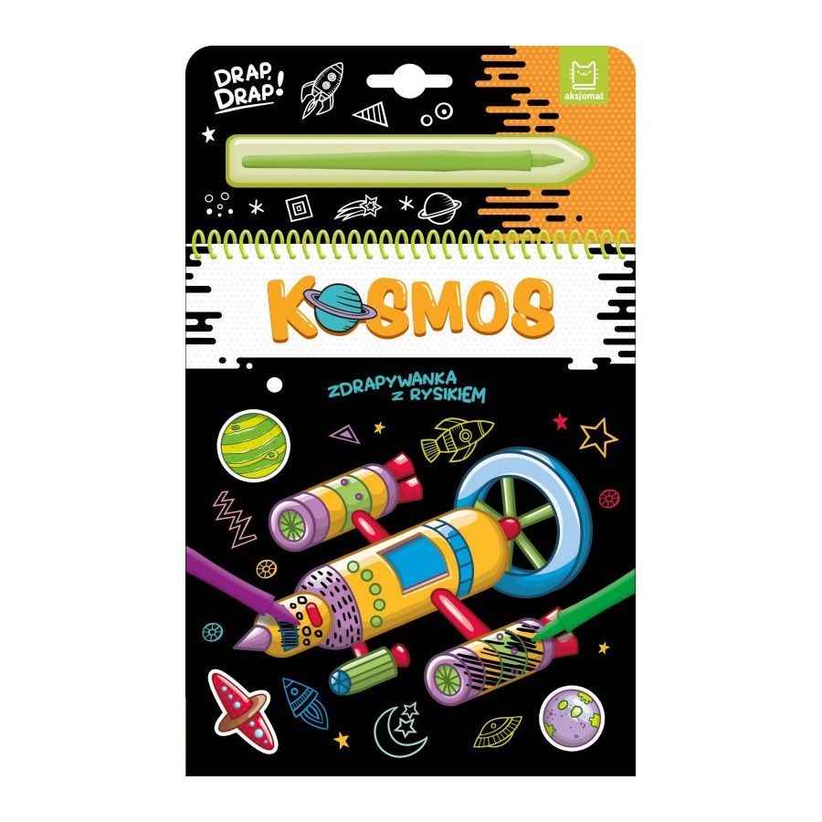 AKSJOMAT KOSMOS. ZDRAPYWANKA Z RYSIKIEM