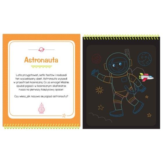 AKSJOMAT KOSMOS. ZDRAPYWANKA Z RYSIKIEM