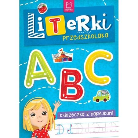 AKSJOMAT Preschooler's letters. A booklet with stickers