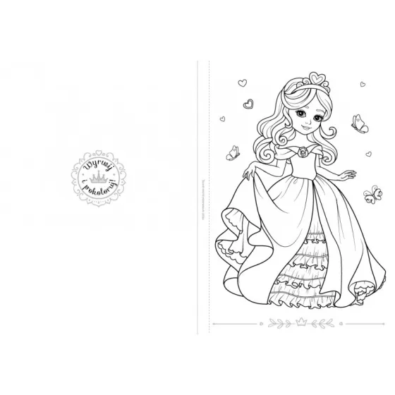 AKSJOMAT Szeretem a színező hercegnők - 9788382139884