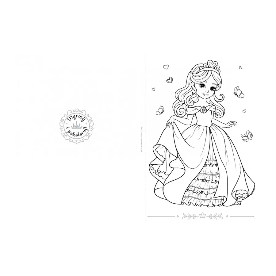 AKSJOMAT Szeretem a színező hercegnők - 9788382139884