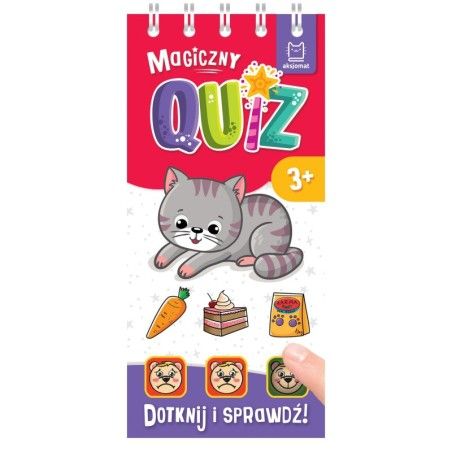 MAGISCHES AXIOM-QUIZ MIT EINER KATZE.TOUCH AND CHECK, SEIT 3 JAHREN