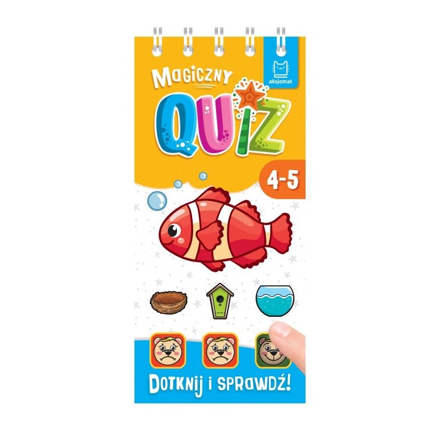 AKSJOMAT Magic Quiz med en fisk. 