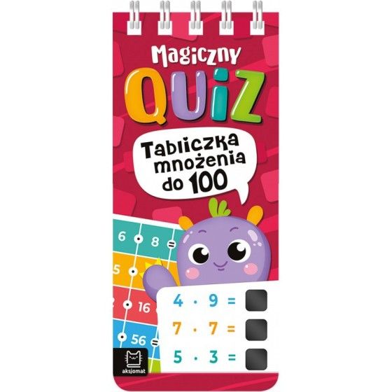 AKSJOMAT Magic Quiz. Multiplikationstabell upp till 100. 